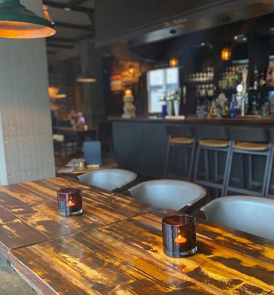The Station Pub bar and interior